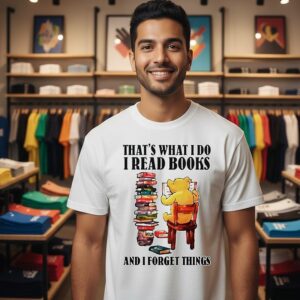 Pooh That’s What I Do I Read Books And I Forget Things T-Shirt