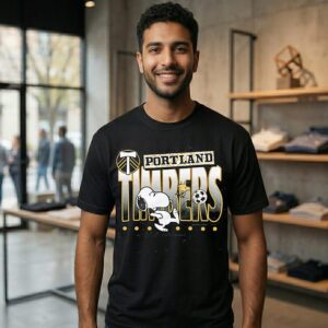 Portland Timbers Mls X Peanuts Snoopy And Woodstock T-Shirt