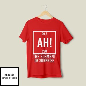 Project Hail Mary Ah Element Of Surprise Ryland Grace T-Shirt