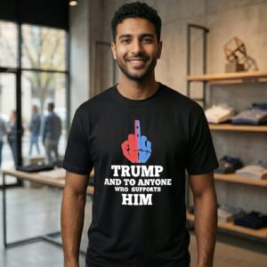 Robert De Niro Wearing Trump And To Anyone Who Supports Him T-Shirt