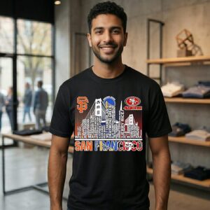 San Francisco City Sports Players Names City Skyline 2026 T-Shirt