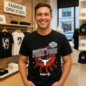 Texas Longhorn NCAA Women’s Basketball Final Four 2026 Four It All T-Shirt