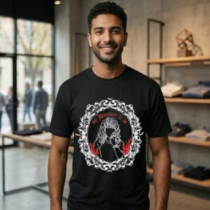 The Shire Is Burning So Mordor It Is Halloween Red Flames T-Shirt