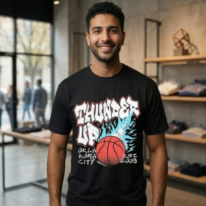Thunder Up Ball 2008 Okc Thunder T-Shirt