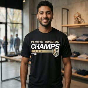 Vegas Golden Knights Pacific Division Champions NHL 2026 T-Shirt