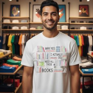 Why Yes I Actually Do Need All These Books T-Shirt