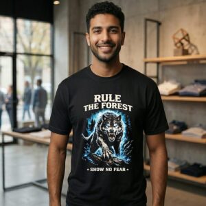 Wolf Rule The Forest Show No Fear T-Shirt
