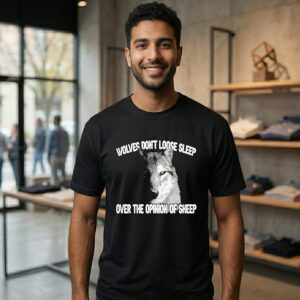 Wolves Don’t Loose Sleep Over The Opinion Of Sheep T-Shirt