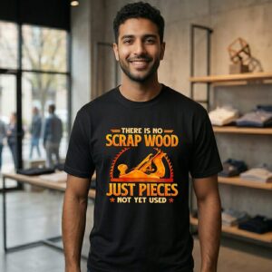 Woodworking There Is No Scrap Wood Just Pieces Not Yet Used T-Shirt