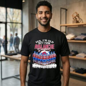 Yes I’m Old Colorado Avalanche Greatness Thank You For The Memories Signatures T-Shirt