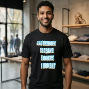 2026 NFL Draft Pittsburgh 446 Bridges 32 Teams 3 Rivers 1 Moment T-Shirt