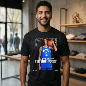 Aj Dybantsa Future Proof Byu Cougars T-Shirt
