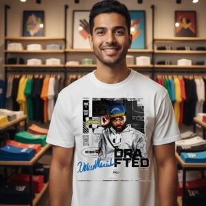 Akheem Mesidor 22 Los Angeles Chargers NFL Draft 2026 T-Shirt