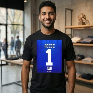 Arvell Reese 1 New York Giants 2026 NFL Draft T-Shirt