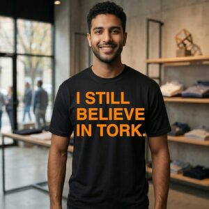 Ben Verlander Wearing I Still Believe In Tork T-Shirt