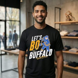 Bowen Byram Let’s Bo Buffalo 2026 NHL Playoffs Signature T-Shirt