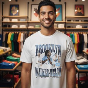 Brooklyn Walker-Welch Unc Tar Heels Women’s Lacrosse Retro 90s T-Shirt