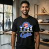 Chicago Cubs Baseball X Peanuts Snoopy And Friends Abbey Road T-Shirt