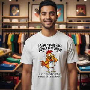 Chicken Some Things Are Better Left Unsaid Which I Generally Realize Right T-Shirt