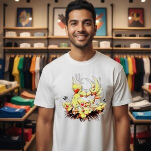 Chocobo Family Graphic T-Shirt