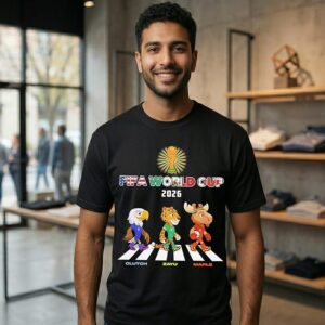 Clutch Zayu And Maple 2026 Fifa World Cup Mascot Walk T-Shirt