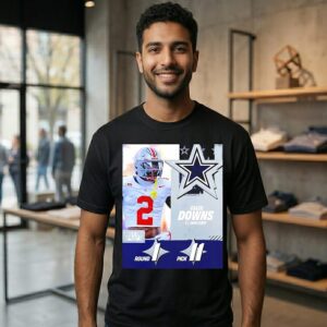 Dallas Cowboys Round 1 Pick 11 Caleb Downs NFL Draft 2026 T-Shirt