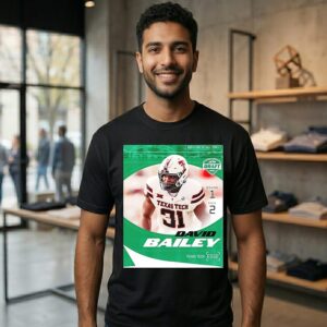David Bailey 2 New York Jets NFL Draft 2026 T-Shirt
