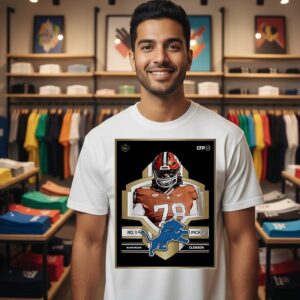 Detroit Lions Pick Blake Miller 17 Clemson Tigers NFL Draft 2026 T-Shirt