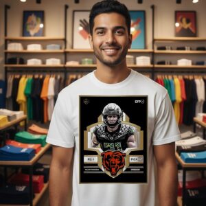 Dillon Thieneman 25 Chicago Bears NFL Draft 2026 T-Shirt