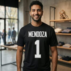 Fernando Mendoza Jersey No 1 Las Vegas Raiders T-Shirt