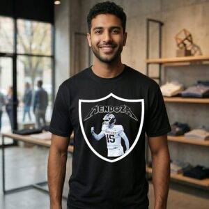 Fernando Mendoza Las Vegas Raiders NFL Draft Logo T-Shirt