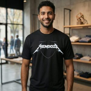 Fernando Mendoza Metal Las Vegas Raiders T-Shirt