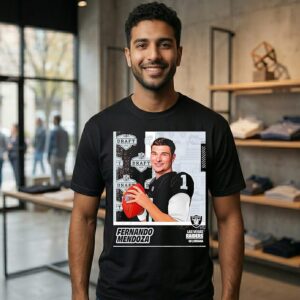 Fernando Mendoza NFL Draft 2026 Las Vegas Raiders Qb Indiana T-Shirt