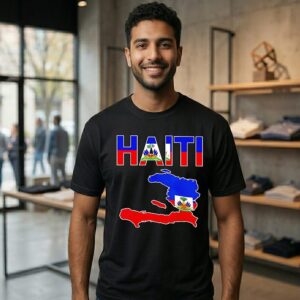 Haiti Flag Day 2026 Map Flag T-Shirt