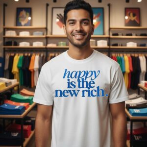 Happy Is The New Rich T-Shirt