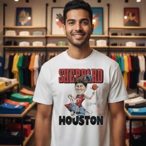 Houston Rockets Reed Sheppard Signature T-Shirt