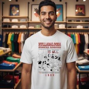 Hullabalooza Springfield Fairgrounds Free Nose Piercing With Every Admission 1996 T-Shirt