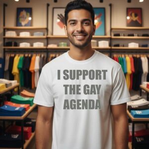 I Support The Gay Agenda T-Shirt