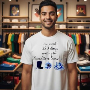 I Survived 329 Days Waiting For Sanditon Season 3 T-Shirt