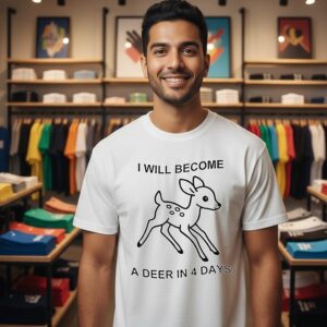 I Will Become A Deer In 4 Days T-Shirt