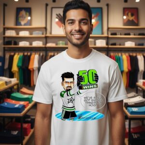 Jamie Benn Number 14 Dallas Stars Captain 50 Wins T-Shirt