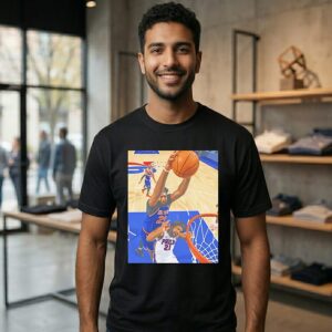 Joel Embiitch New York Knicks Vs Philadelphia 76ers 2026 NBA Playoffs T-Shirt