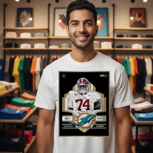 Kadyn Proctor 12 Alabama Crimson Tide NFL Draft 2026 T-Shirt