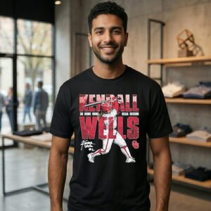 Kendall Wells Oklahoma Sooners Softball 36 Home Runs Signature T-Shirt