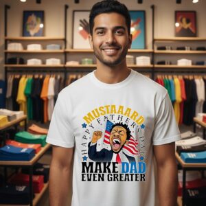 Kendrick Lamar Mustard Happy Father’s Day Make Dad Even Greater Cartoon T-Shirt