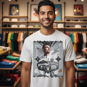 Las Vegas Raiders Quarterback Fernando Mendoza 2026 T-Shirt