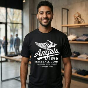 Leadville Angels Colorado Vintage Defunct Baseball Teams 1896 T-Shirt
