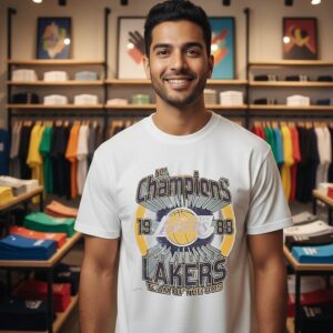 Los Angeles Lakers 1988 NBA Champions Team Of The 80s T-Shirt