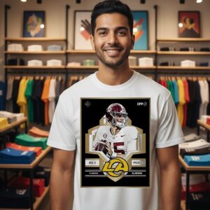 Los Angeles Rams Select Alabama’s Ty Simpson 13 NFL Draft 2026 T-Shirt