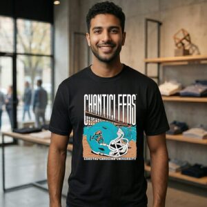 NCAA Football Coastal Carolina Chanticleers Vintage Helmet T-Shirt